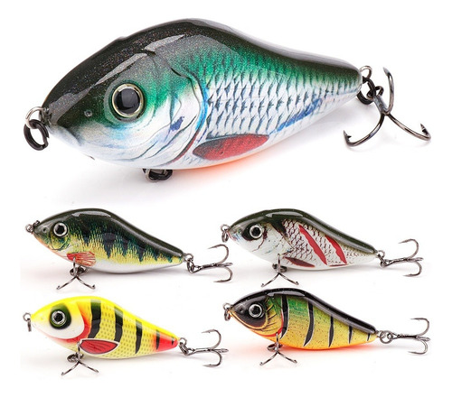 Señuelo Amberjack Slider 8 Cm 24 Gr Pesca Dorado Color Firetiger