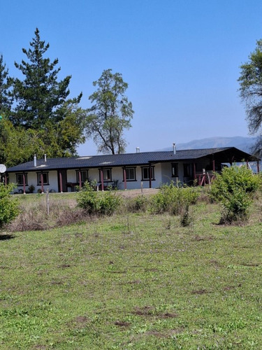 11,5ha Terreno Con Casa Y Piscina Lado Del Rio Unihue