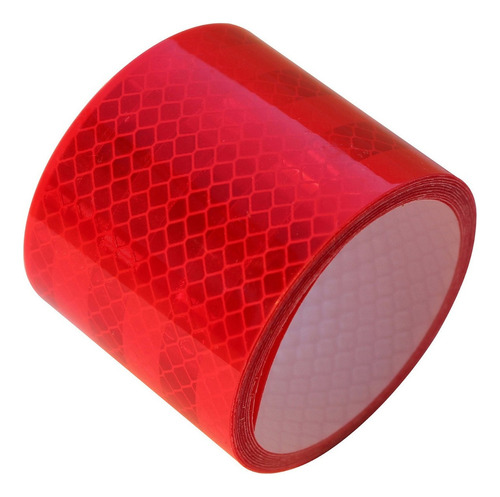 Cinta Reflectiva Roja Grado Diamante Eversafe Ideal Ruta Vtv Color Rojo