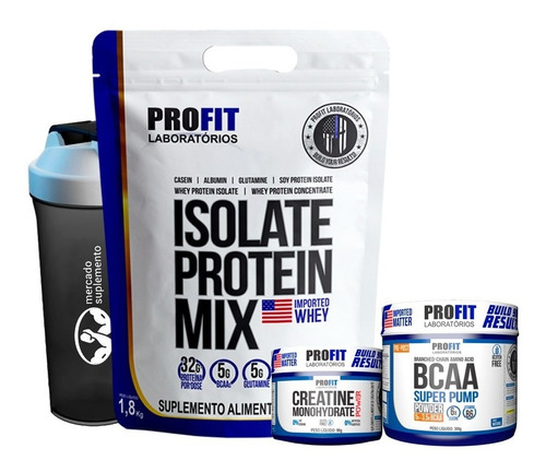 Whey Isolate Protein Mix 1,8kg + Bcaa 300g + Creatine 90g