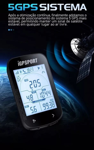 Gps Igpsport Bsc100s Ciclocomputador Mtb E Speed P/ Strava