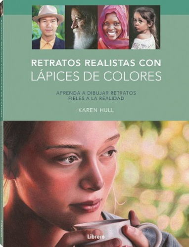 Libro Retratos Realistas Con Lapices De Colores