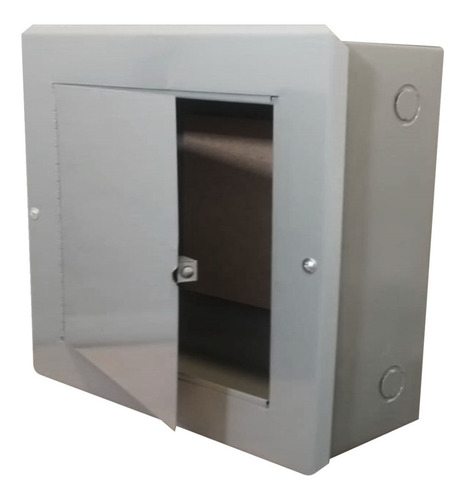 Registro Telefónico Alarma 20x20x12cm Caja Metálica Resbalón