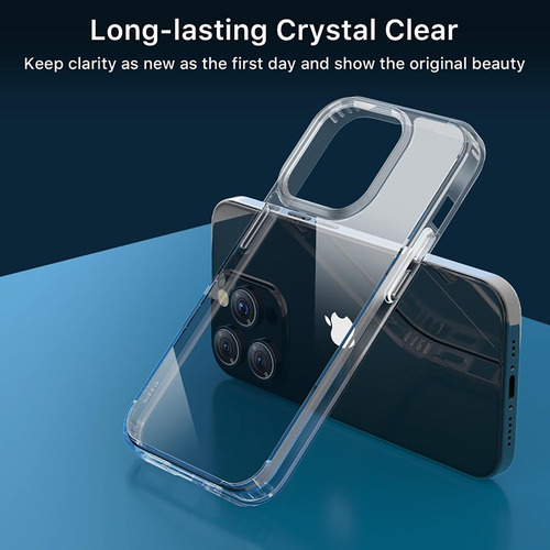 . Funda Mybat Gummy Para iPhone 15 Pro Max - Transparente