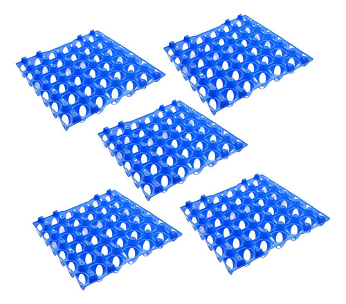 . Soporte De Huevos Para Refrigerador Cartones 5 Piezas Azul