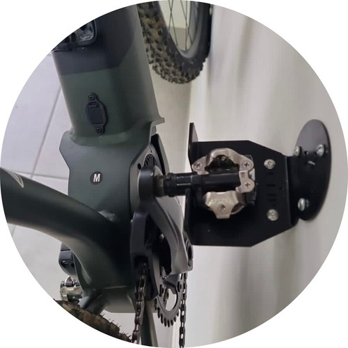 Imagem 7 de 10 de 1 Suporte De Parede Para Bicicleta + 1 Suporte Para Capacete