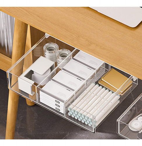Para Gavetas, Armazenamento Oculto Para Home Office Organiz