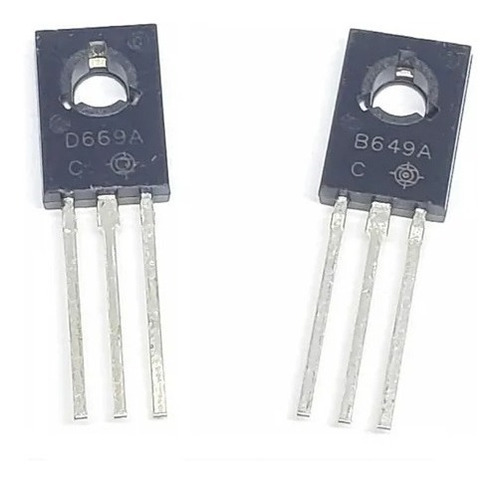 Par Transistor Pnp B649a B649 Y  Npn D669 D669a Pack 2 Pares