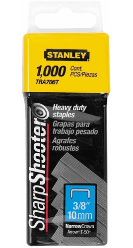 Grapas Stanley 3/8 10 Mm Para Modelos Stanley Tr150 Y Tr250.