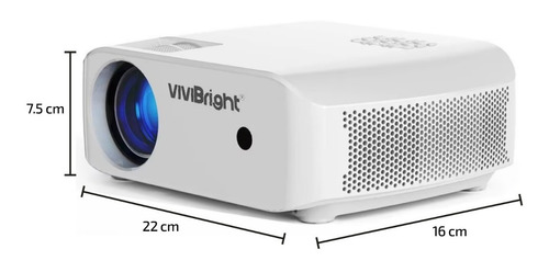 Imagen 3 de 9 de Proyector Mini Portatil 5000 Lumenes Vivibright F10 Led Hdmi