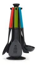 Comprar Set De Utensilios Joseph Joseph X5 Duo Con Soporte Carrusel