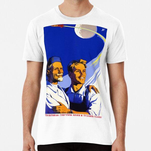 Remera Soviet Union Space Russia Glory To The Workers Of Sov