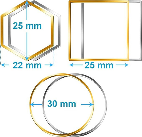 Bisuteria Para Hacer Aretes Aros Modernos Para Manualidades
