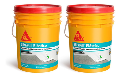 Membrana Liquida 20 + 20 Kg Pintura Sikafill Elastico Sika