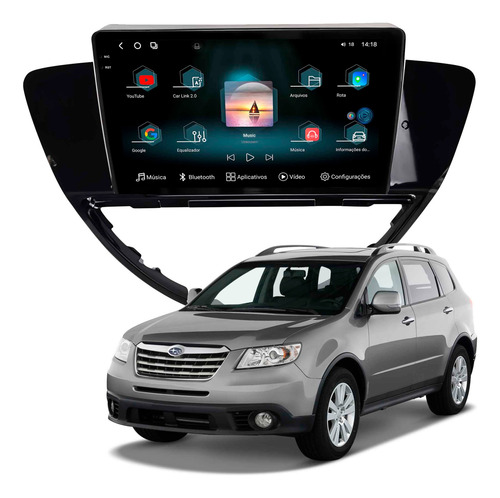 Multimidia Aikon Fóton G3 Subaru Tribeca 12+256gb 2k 9p