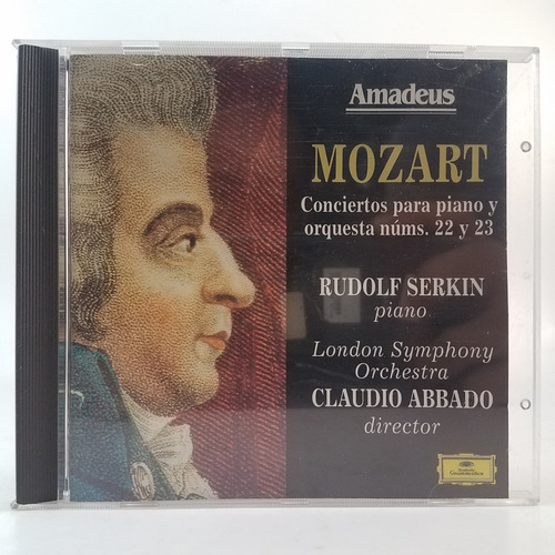Mozart Conciertos Piano Orquesta 22 Y 23 Abbado Serkin Cd  