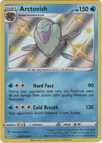 Arctovish Sv37/sv122 Shiny Raro Pokemon Tcg