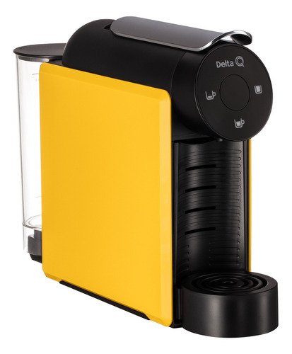 Máquina Cafeteira Capsulas Café Expresso Delta Q Mini Qool Cor Amarelo Voltagem 220v