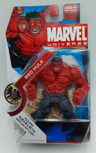 ### Hasbro Marvel Universe S1 028 Red Hulk 2008 ###