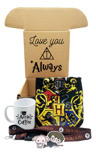 Kit Harry Potter Con Lanyard San Valentin Amor Y Amistad 