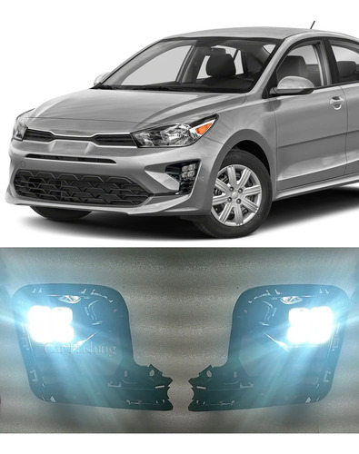 Kia Rio 2022+ Neblineros Ice Cube, Doble Funcion, Oferta!!!!