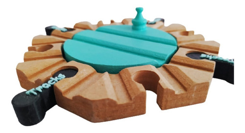 Plataforma Giratoria Tren Juguete Compatible Trencity/ Hape