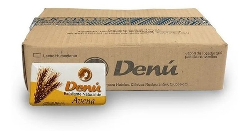 Jabón Denú De Avena Para Hotel, Motel O Posada 200 Und X 10g