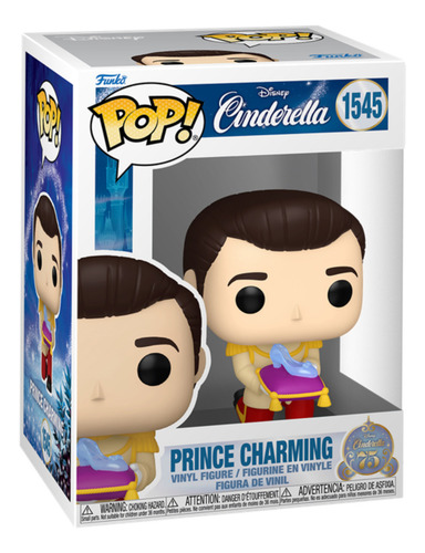 Funko Pop! Disney Cinderella #1545: Prince Charming Cenicien (Usado)