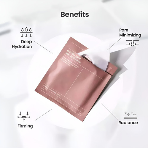 Mascarilla Coreana Biocolágeno Hidrolizado Antiarrugas