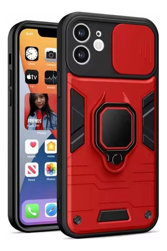 Funda Para Xiaomi Redmi 12 Pro Plus New Robot Rojo