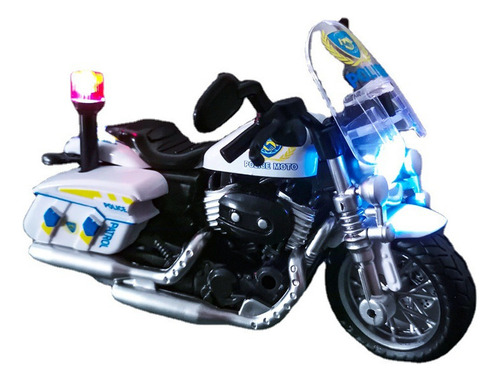 Haibao 1:12 Motocicleta Harley, Coche De Policía, Caballería