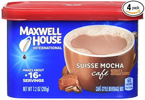 Maxwell House Internacional Del Café Suisse Mocha Cafe, Lata
