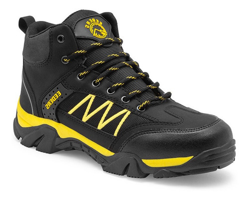 Imagen 1 de 1 de Bota Casual Para Caballero Senderismo Sintetico 63-9500