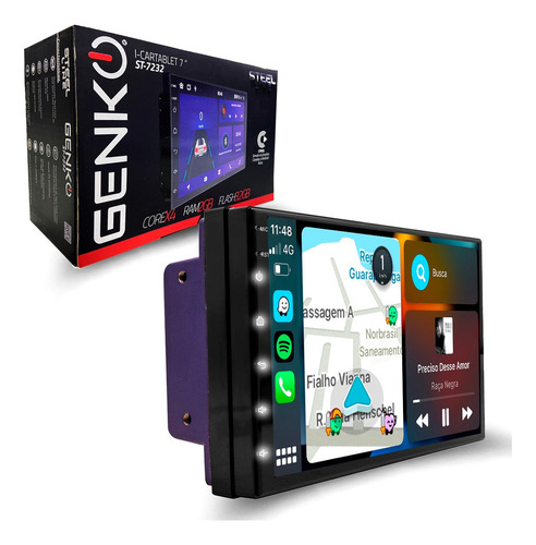Central Multimídia Fiat Idea 2014 15 16 17 18 19 Gps Android Cor Fiat Idea 2016 | Preto