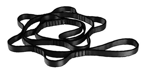 Banda De Estiramiento Yoga Y Pilates Mejora Tus Ejercicios Color Negro