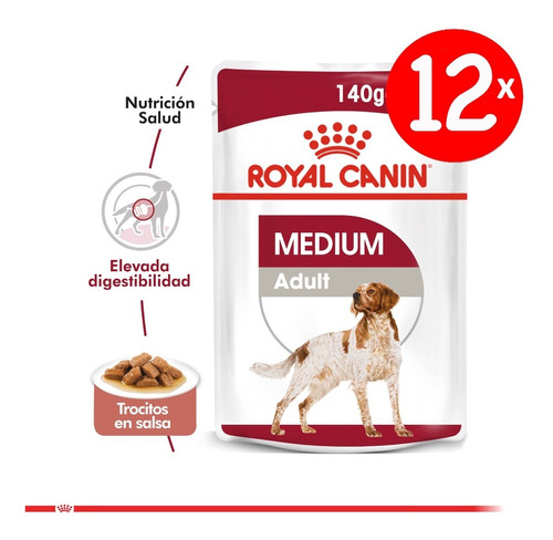 Regiones Despacho Gratis - Royal Canin 12 Und Medium 140g