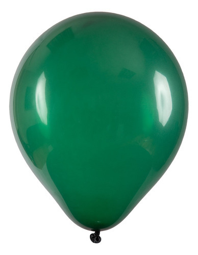 Balão Redondo Profissional Liso - Cores - 5 12cm - 50 Un. Cor Verde-musgo