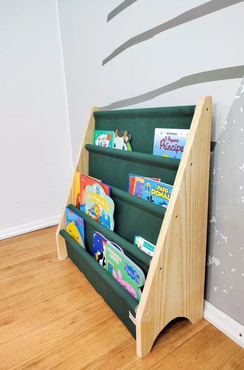 Primeira imagem para pesquisa de rack para livros infantil standbook montessoriano