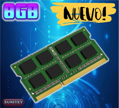 Memoria 8gb Ddr3 1600mhz Pc3-12800 1.5v Cl=11 Laptop Nueva