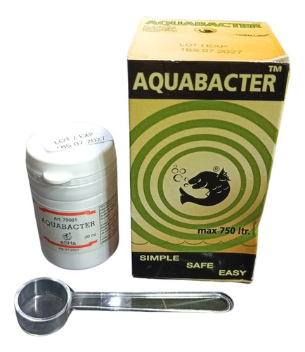 Aquabacter 30ml Esha Equilibrio Biológico Acuario