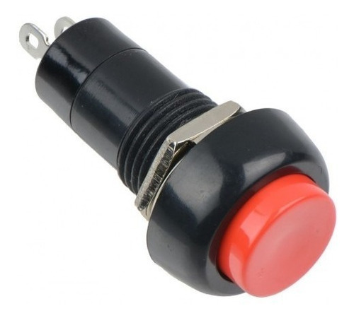 Imagen 1 de 3 de Pulsador Normal Abierto 1.5a 250v Boton Azul X5 Unidades