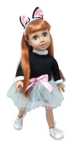 Disfraz Muñeca 45 Cm/18pl Halloween Gatita Witty Our America