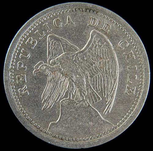 Chile, 10 Centavos, 1941. Vf