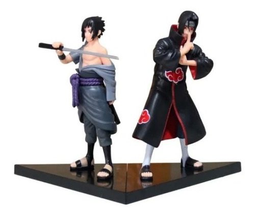 Action Figure Sasuke Itachi Akatsuki Naruto Shippuden Boneco
