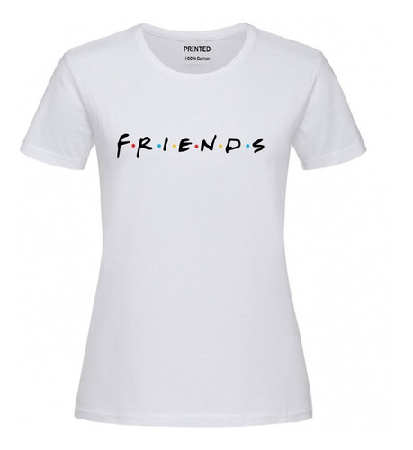 Polera Mujer Estampada Friends