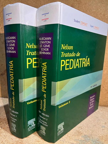 Tratado De Pediatria (2 Tomos), Nelson. 19a Edicion.