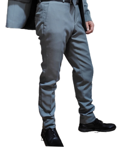 Imagen 9 de 10 de Ambo Traje Saco Con Pantalon Gris Maxima Calidad