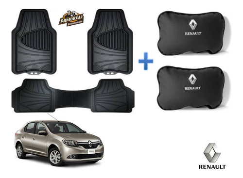 Kit Tapetes Armor All + Cojines Renault Logan 2015 A 2020