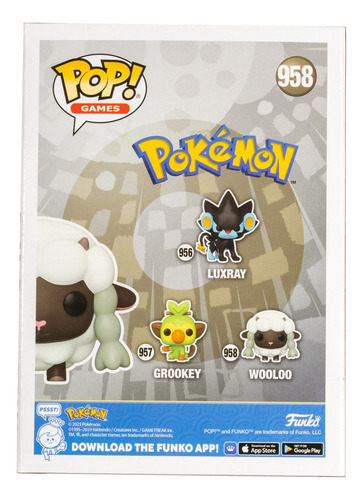 Funko Pop! Games 958 Pokémon Wooloo