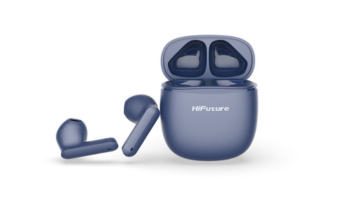 Auriculares in-ear inalámbricos HiFuture TWS ColorBuds azul con luz LED